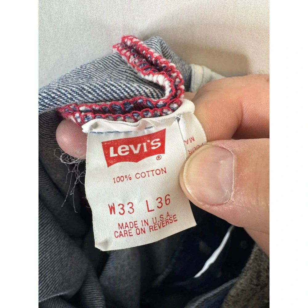 Levis 501‎ Mens Vintage Straight Leg Denim Jeans Blue Made in USA 32x36